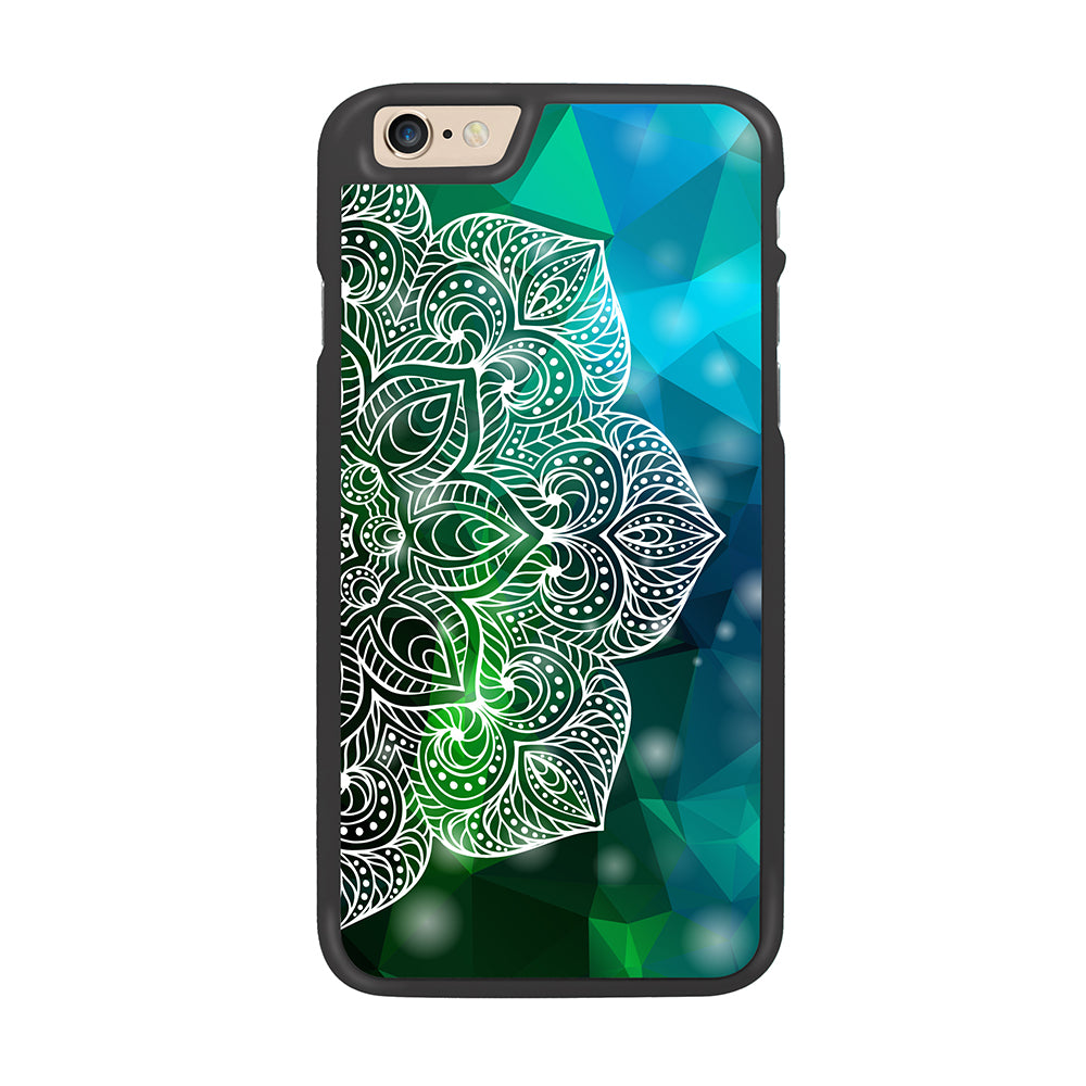 Green Geometric with Mandala Design Designer Case By Viktoria