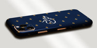 Fleur De Lis Design Decal Skin With Personalised Arabic Name Phone Wrap