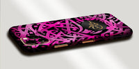 Arabic Calligraphy by Zaman Decal Skin With Personalised Name Phone Wrap - Pink Watercolour
