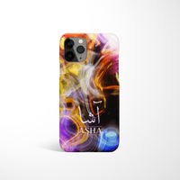 Electric Marble with Personalised Arabic Name Phone Case