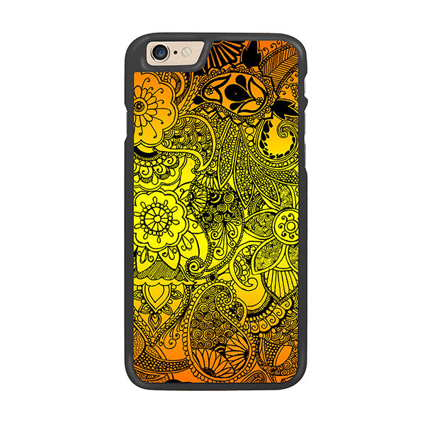 Yellow Summer Flowers Designer Hard Back Case by Simran - Zing Cases
