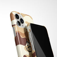 Camouflage Case with Personalised Arabic Name Phone Case - Desert
