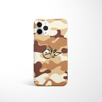 Camouflage Case with Personalised Arabic Name Phone Case - Desert