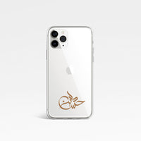 Signature Calligraphy Personalised Name Clear Phone Case