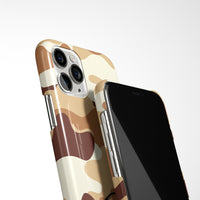 Camouflage Case with Personalised Arabic Name Phone Case - Desert