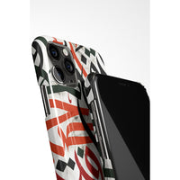 Marble with Colour Arabic Calligraphy by Asad Phone Case