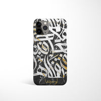Marble Arabic Calligraphy by Asad with Personalised Name Phone Case